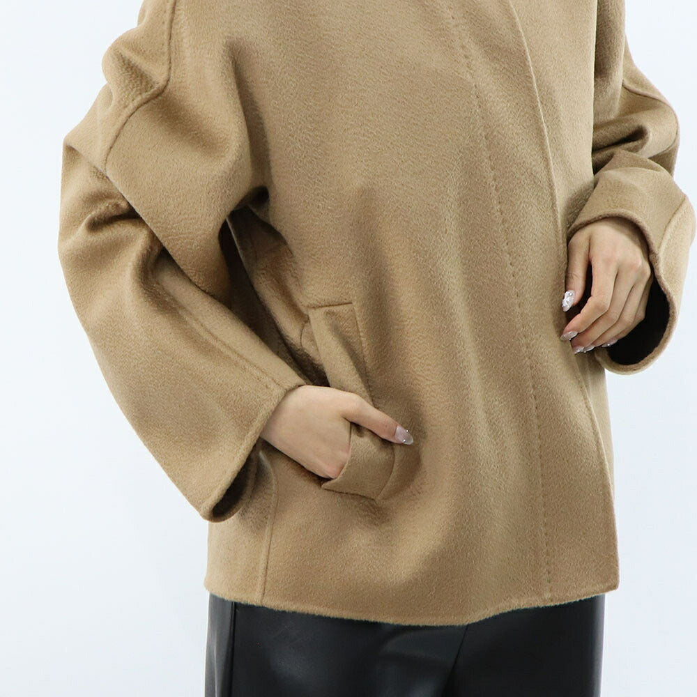 Max Mara ジャケット キャメル MIDAS ショート丈 コート スプレッドカラー 21086051