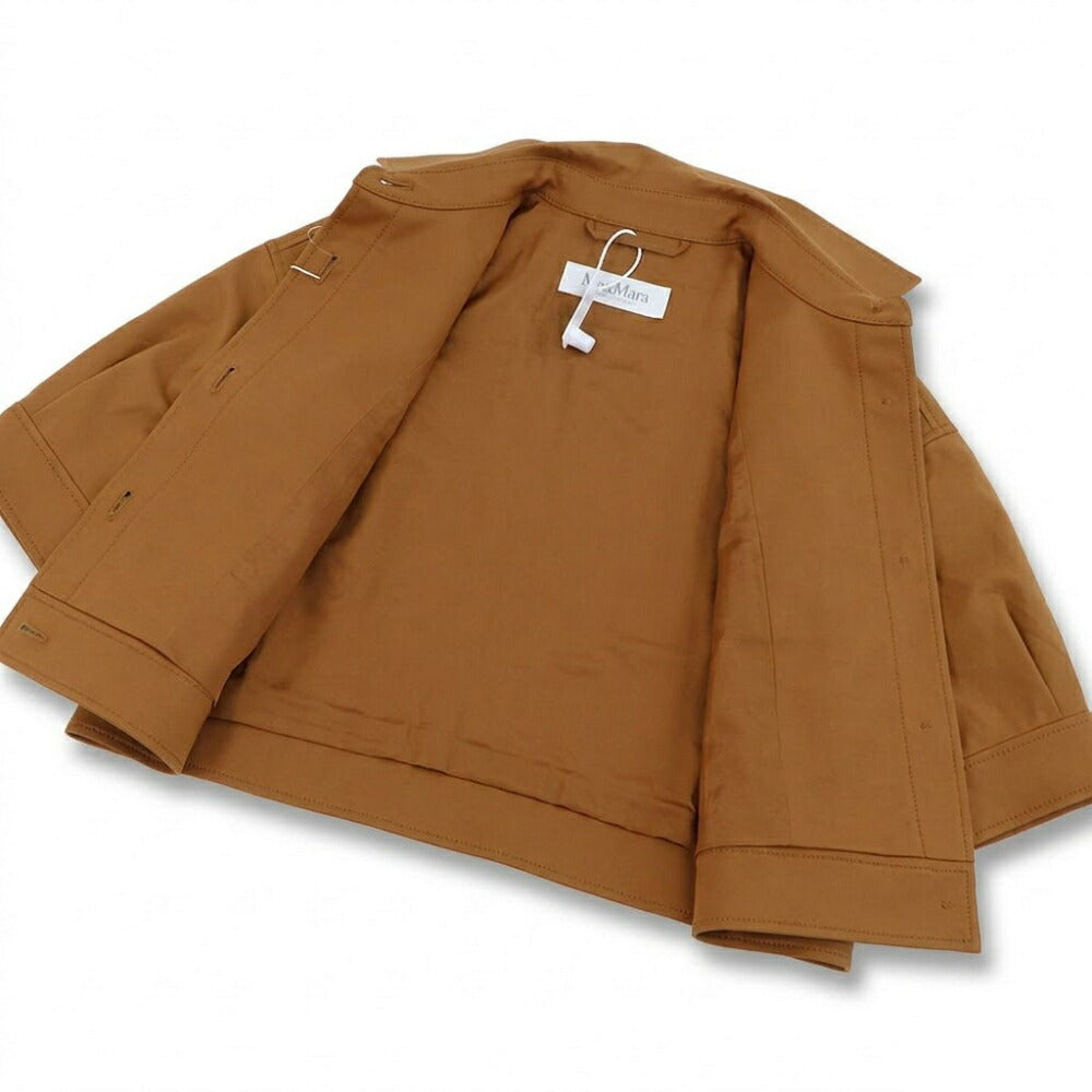 Max Mara ブラウス オレンジブラウン AGIATE ショート丈 ジャケット 11041102