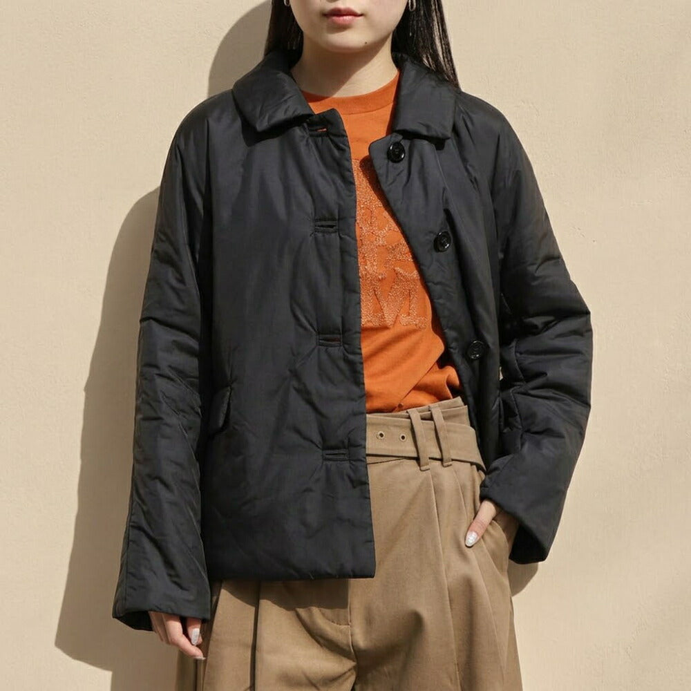 Max Mara ジャケット ブラック キャメル パディングジャケット ショート丈  29486084
