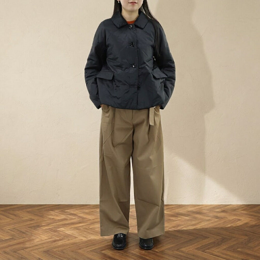 Max Mara ジャケット ブラック キャメル パディングジャケット ショート丈  29486084