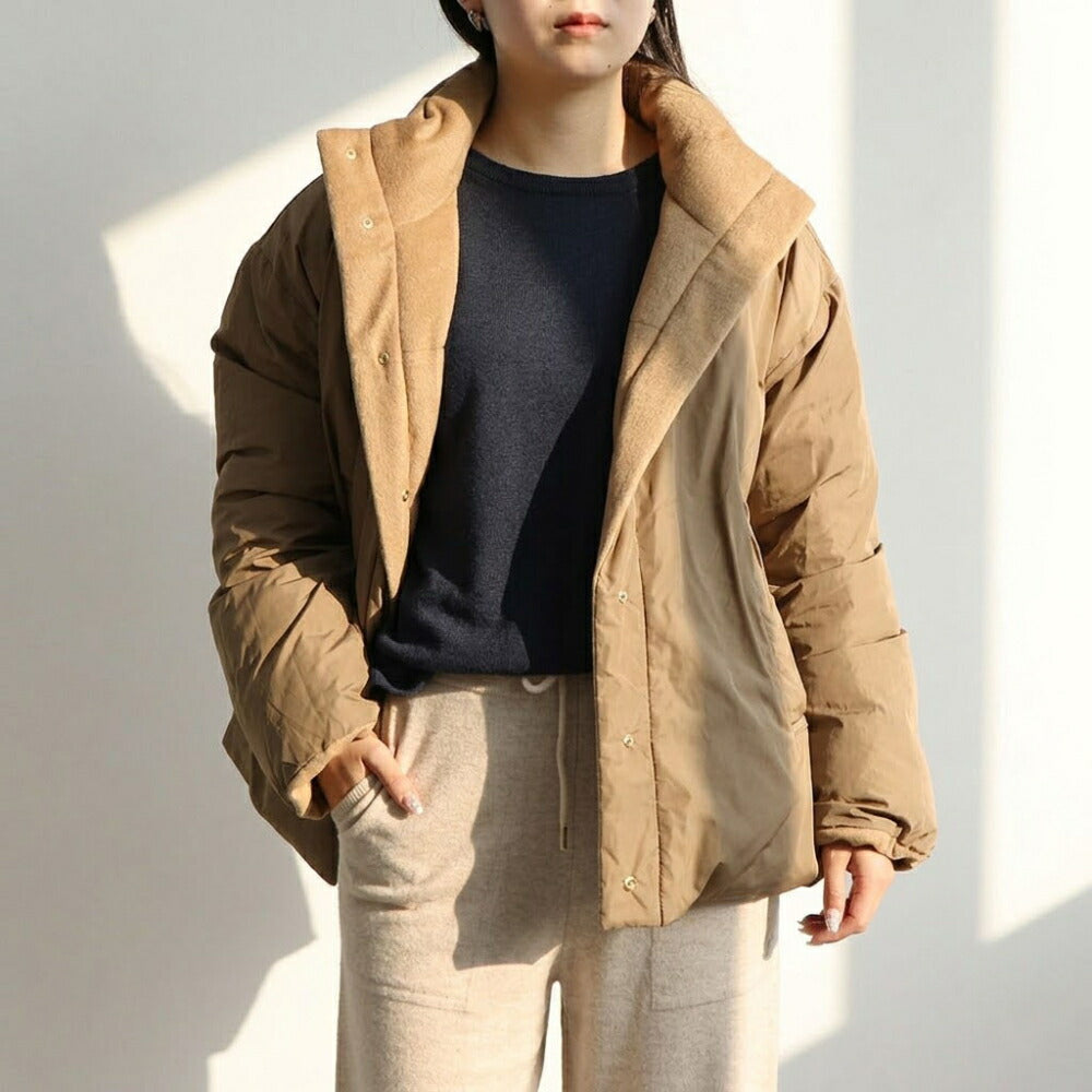 Max Mara ダウンウェア キャメル リバーシブル ダウン キルティング ショート丈 29486075
