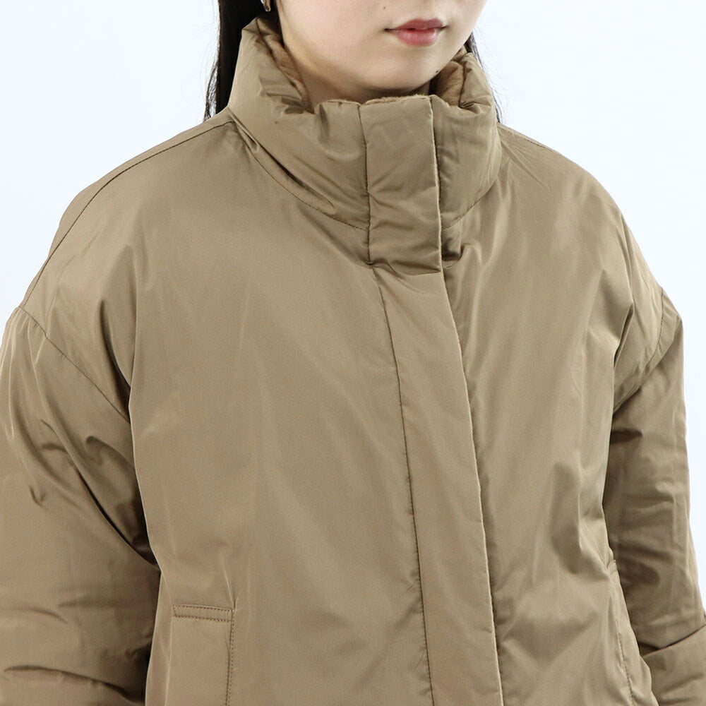 Max Mara ダウンウェア キャメル リバーシブル ダウン キルティング ショート丈 29486075