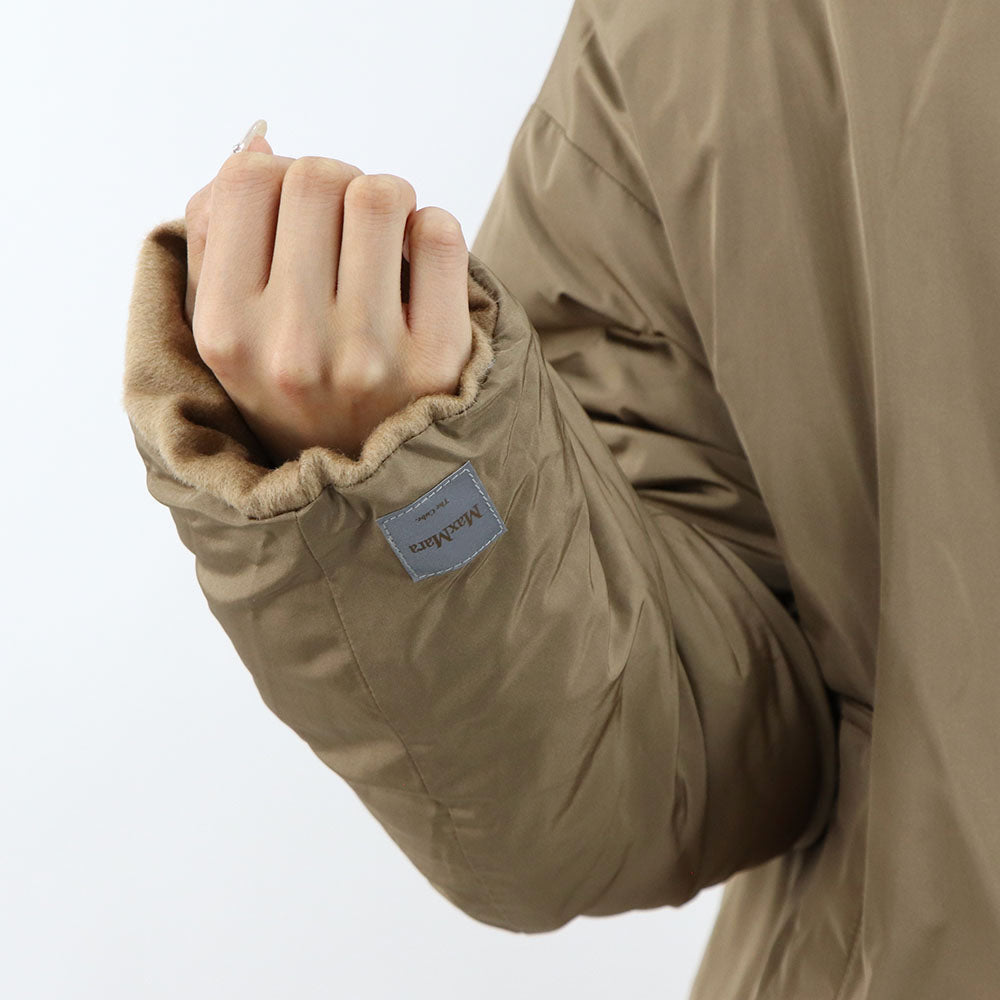 Max Mara ダウンウェア キャメル リバーシブル ダウン キルティング ショート丈 29486075