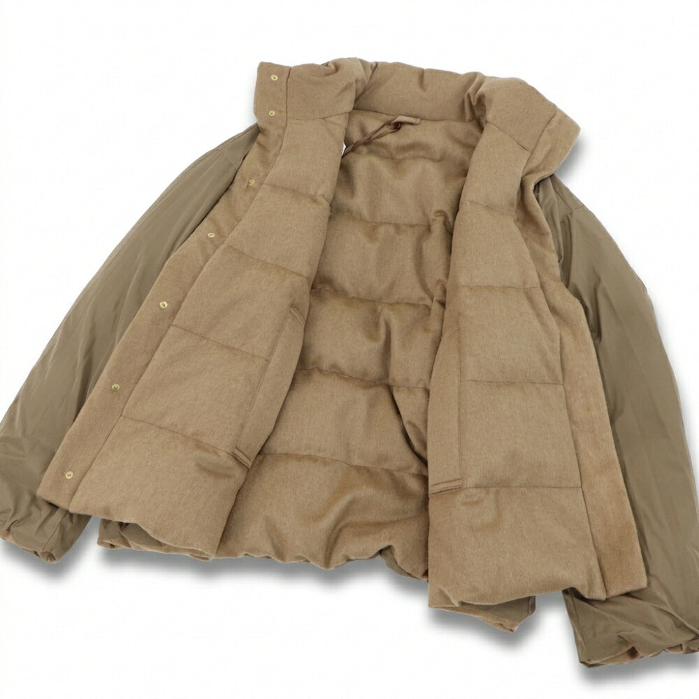Max Mara ダウンウェア キャメル リバーシブル ダウン キルティング ショート丈 29486075