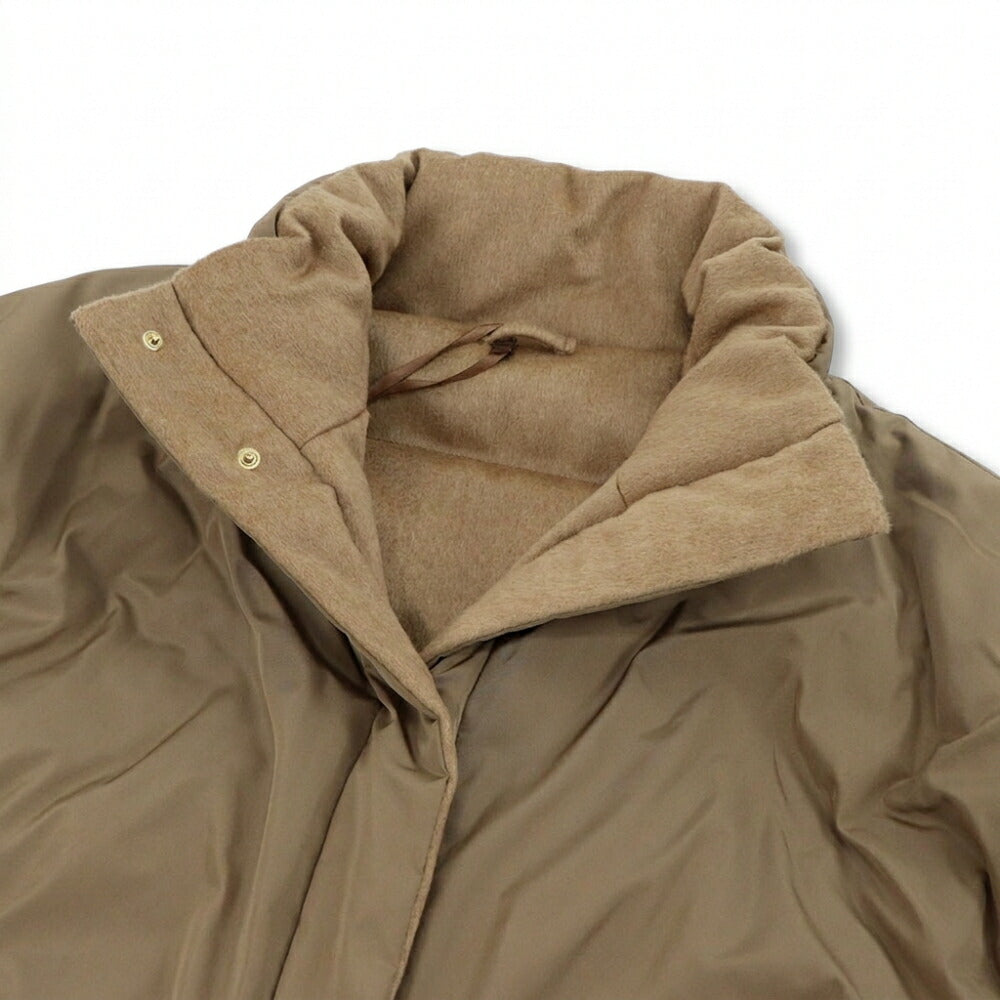 Max Mara ダウンウェア キャメル リバーシブル ダウン キルティング ショート丈 29486075