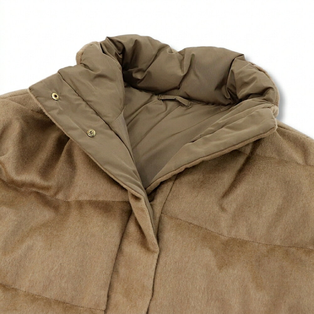 Max Mara ダウンウェア キャメル リバーシブル ダウン キルティング ショート丈 29486075