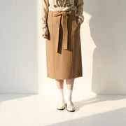 Max Mara スカート ブラウン ALEC ペンシルスカート ミディ丈 29106033