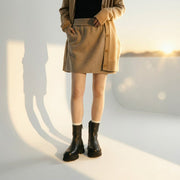 Max Mara スカート キャメル ポリアミド ミニ丈 タイトスカート 21776012