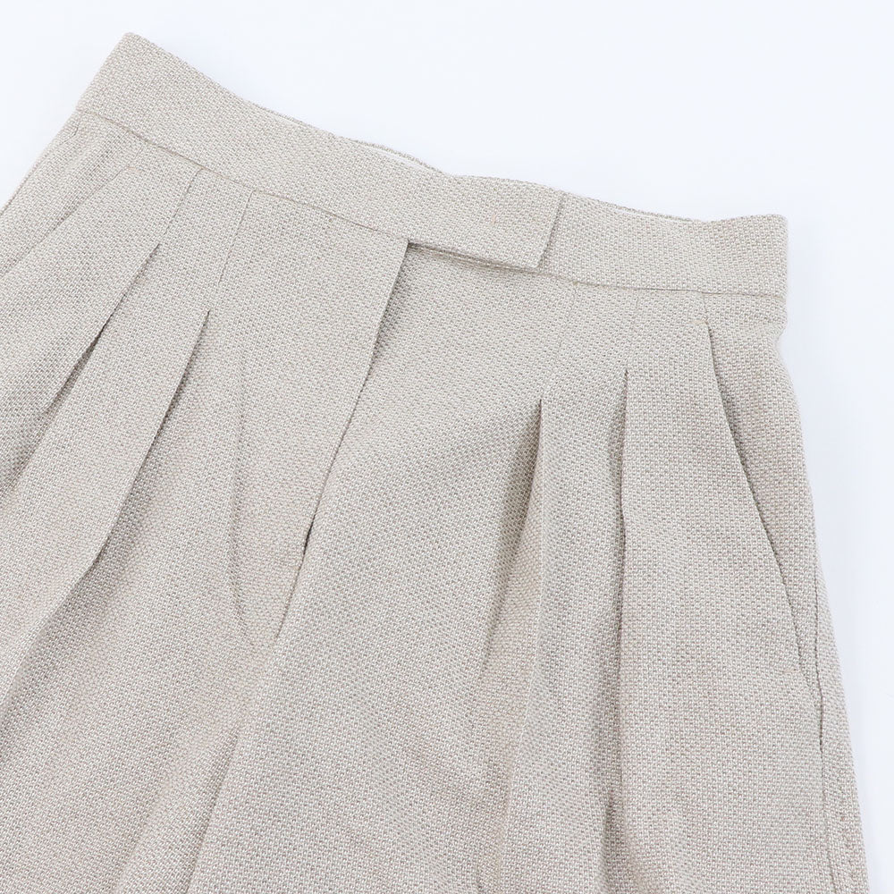 Max Mara ショートパンツ ベージュ JESSICA Aライン ハイウエスト 11781012