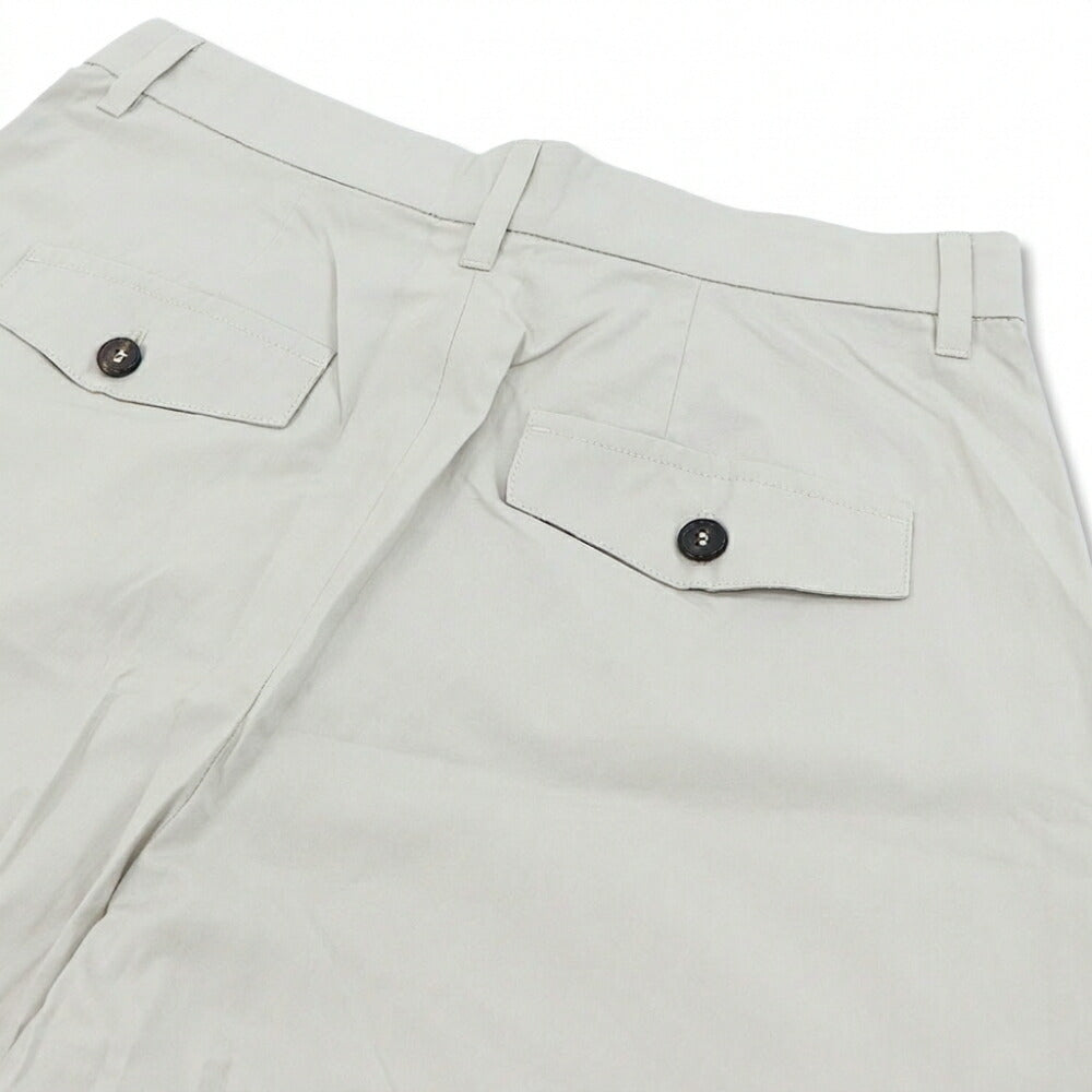 Max Mara ライトグレー ベージュ アンクル丈 ワイドパンツ 29136021