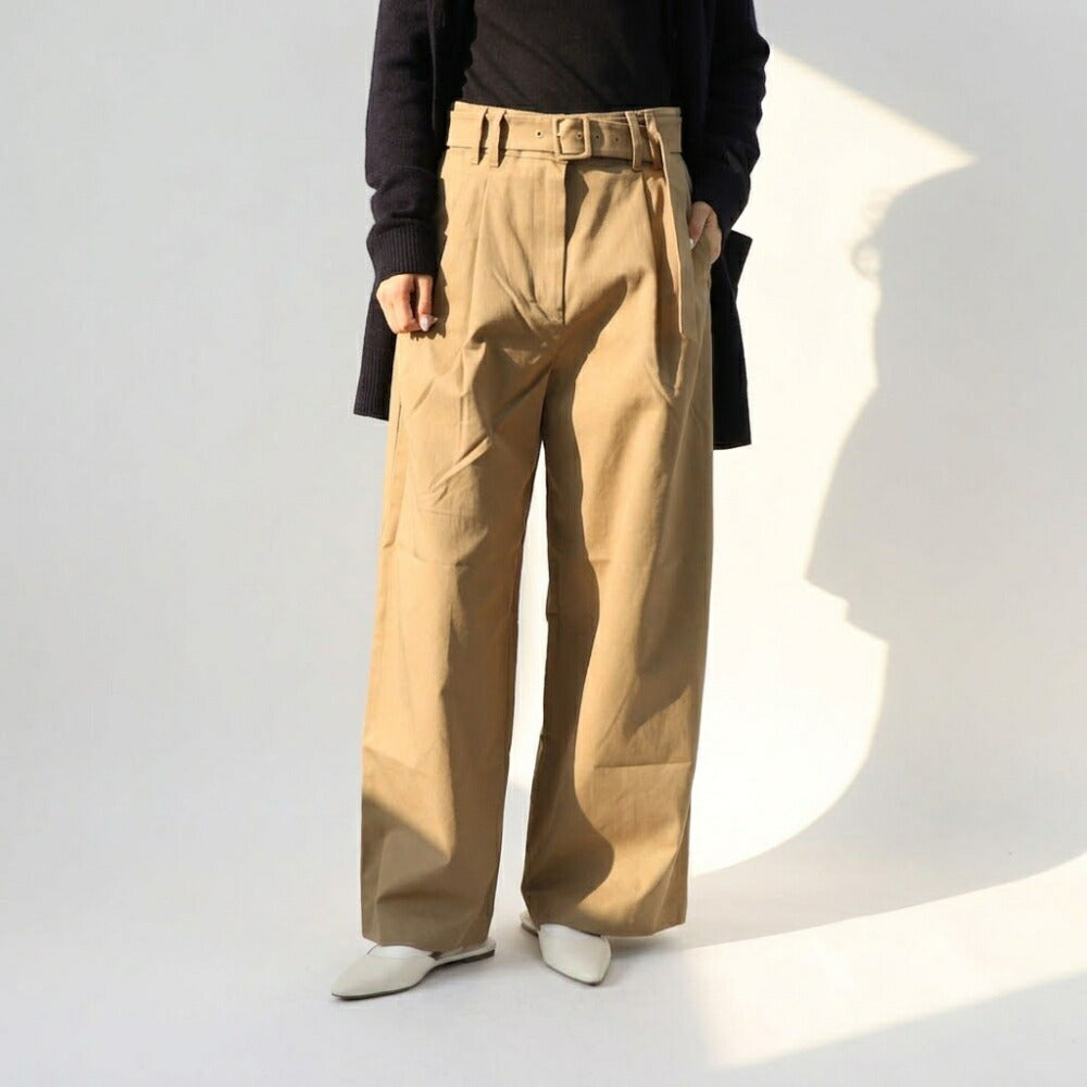 Max Mara キャメル DINA トラウザーパンツ フロントタック 29136011