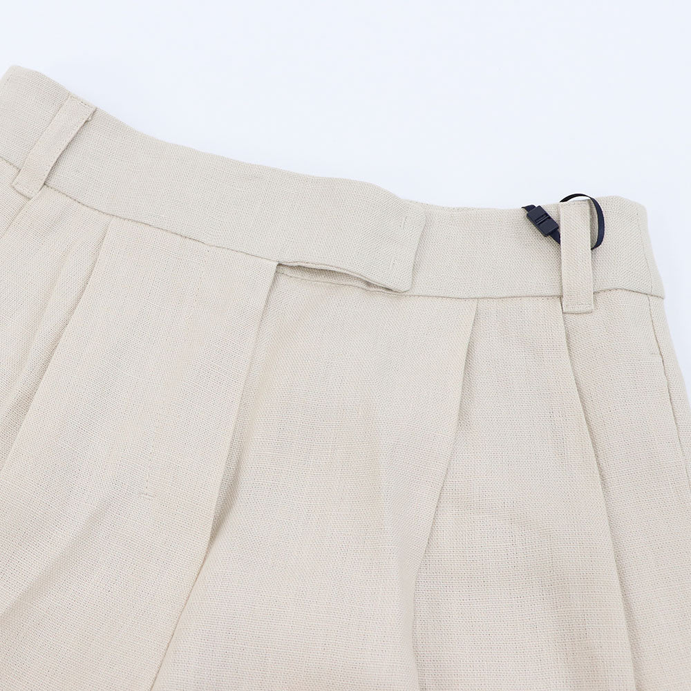 Max Mara ロングパンツ ベージュ リネン 麻 ワイドパンツ 19131153