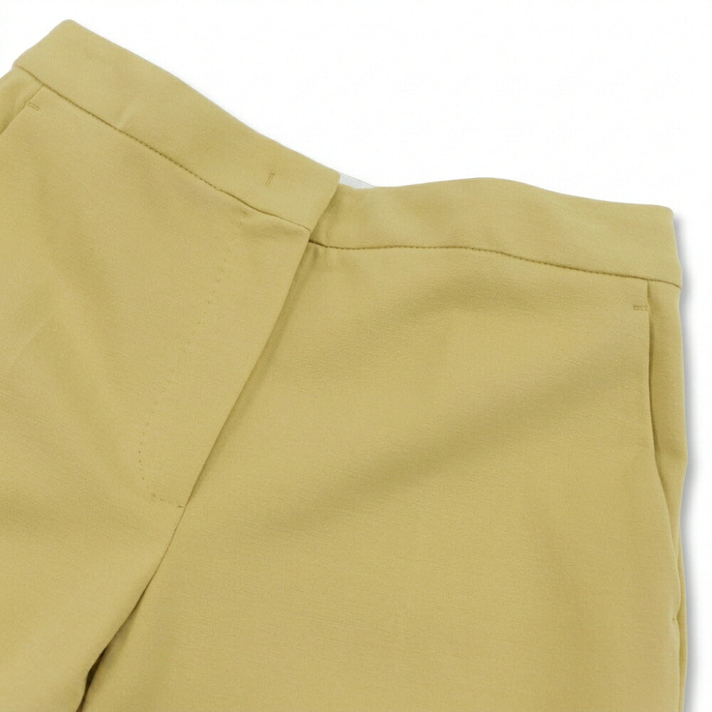 大きいサイズ！Max Mara ストレッチテーパードパンツ44 Max Mara ホワイト マスタード テーパードパンツ スラックス 21786021