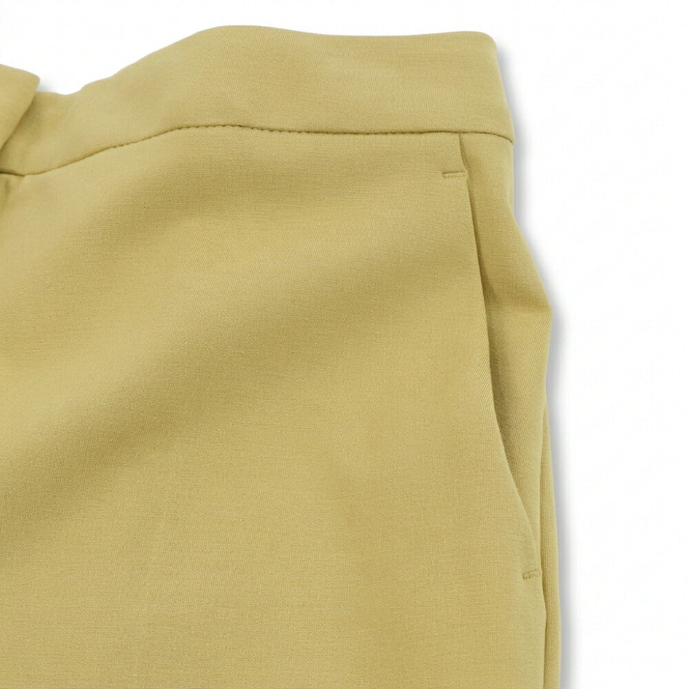 Max Mara ホワイト マスタード  テーパードパンツ スラックス 21786021