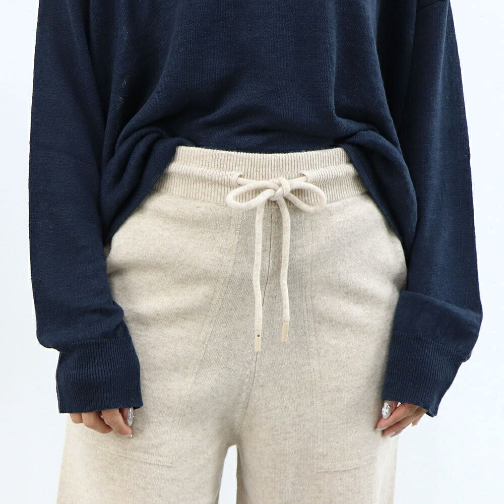 Max Mara ベージュ ニットパンツ ドロスト 21336032