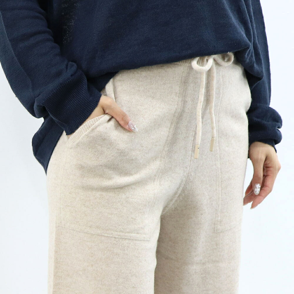 Max Mara ベージュ ニットパンツ ドロスト 21336032