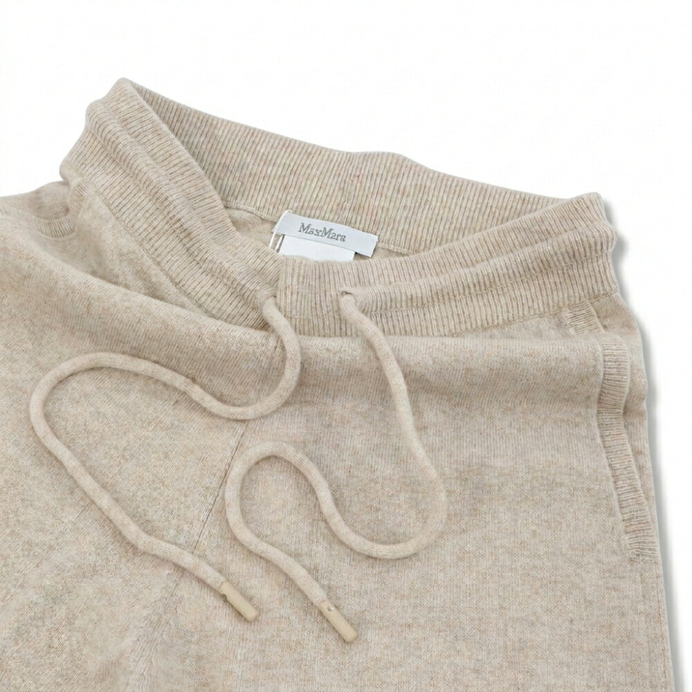 Max Mara ベージュ ニットパンツ ドロスト 21336032