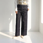 Max Mara デニムパンツ インディゴブルー クロップドパンツ ストレートパンツ 29186011