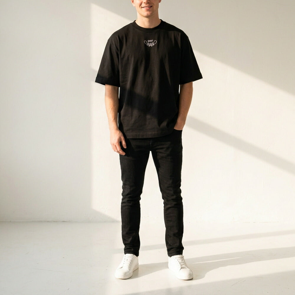 Off-White Tシャツ BLACK バンダナスケート バックプリント 半袖 OMAA120S24JER0031001