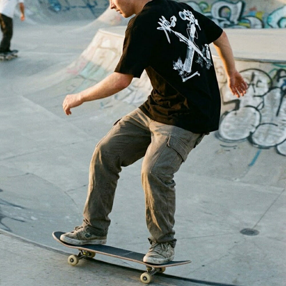 Off-White Tシャツ BLACK スキャンアロー バックプリント 半袖 OMAA161S24JER0021006