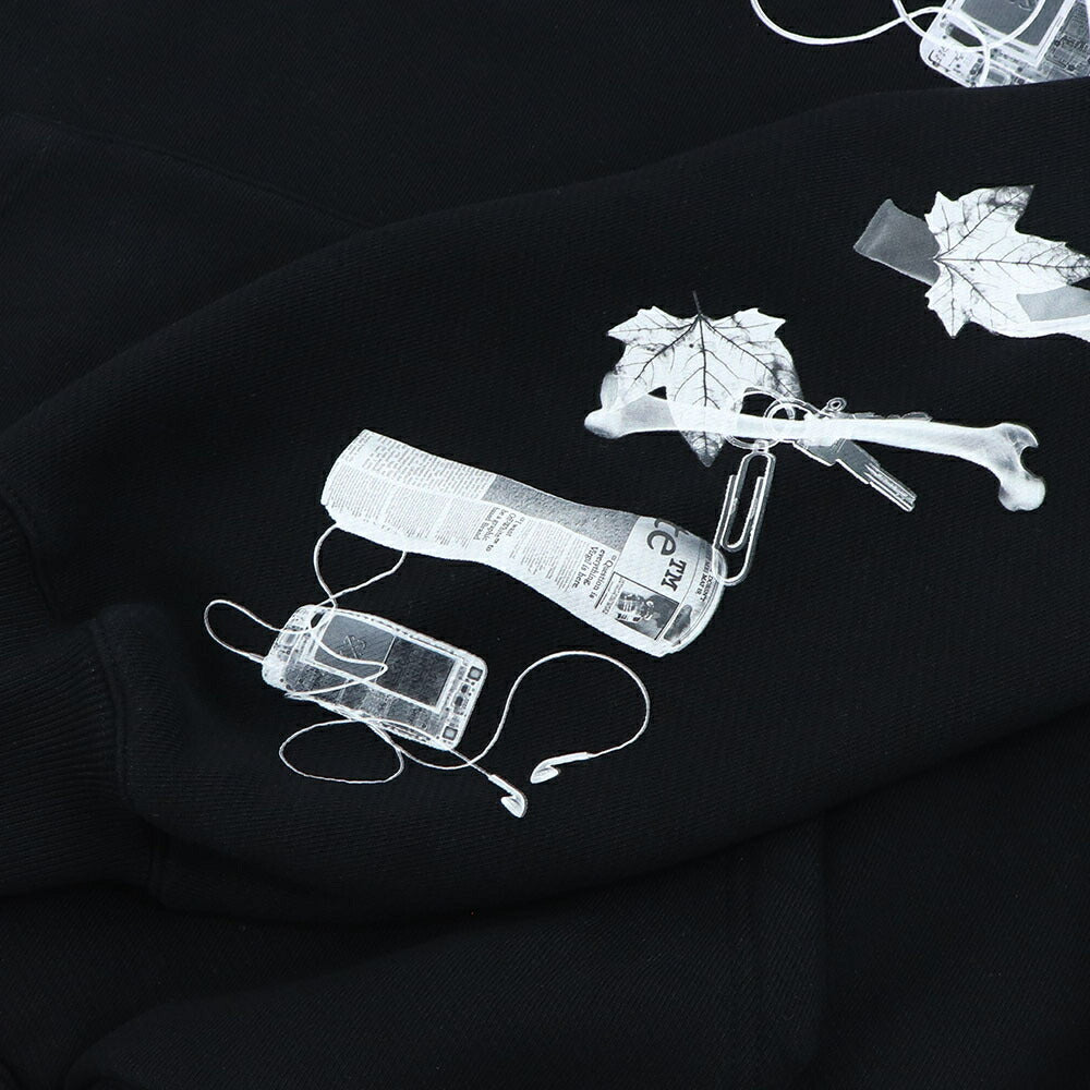 Off-White パーカー BLACK スキャンアロー フーディ プルオーバーパーカー OMBB118S24FLE0021009