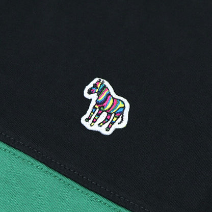 ポール スミス Paul Smith トップス Tシャツ・カットソー メンズ REG FIT PANEL TSHIRT ZEBRA 79 52B コットン 刺繍 シマウマ ゼブラ ストライプ マルチカラー カラーブロックデザイン クルーネック 半袖 M2R-004XZ-L20064
