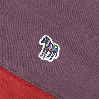 ポール スミス Paul Smith トップス Tシャツ・カットソー メンズ REG FIT PANEL TSHIRT ZEBRA 79 52B コットン 刺繍 シマウマ ゼブラ ストライプ マルチカラー カラーブロックデザイン クルーネック 半袖 M2R-004XZ-L20064