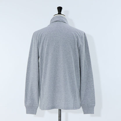 ポール スミス Paul Smith トップス Tシャツ・カットソー メンズ ブラック グレー ホワイト コットン 刺繍 シマウマ ワンポイント レインボー ハイネック タートルネック 長袖 M2R-391U-KZEBRA