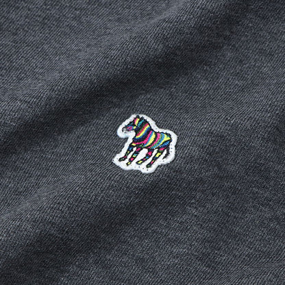 ポール スミス Paul Smith トップス スウェット・トレーナー メンズ グレー グリーン フルジップ ジップアップ  スタンドネック 刺繍 ワンポイント シマウマ ゼブラ グレー グリーン M2R-136TZ-L21116