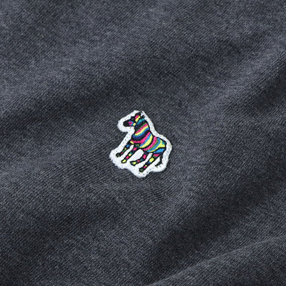 ポール スミス Paul Smith アウター ジャケット・ブルゾン メンズ Zebra Logo Bomber Jacket グレー コットン ジップアップ フルジップ  刺繍 ワンポイント ゼブラ シマウマ グレー M2R-258SZ-L21116