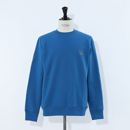 ポール スミス Paul Smith トップス スウェット・トレーナー レディース メンズ ユニセックス Zebra Logo Cotton Sweatshirt ブルー コットン 刺繍 ワンポイント ゼブラ シマウマ ブルー 裏起毛 M2R-027R-KZEBC2