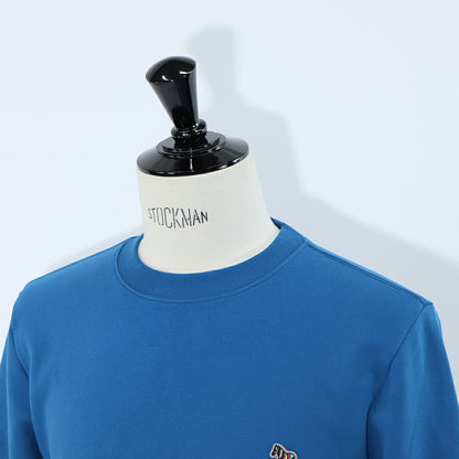 ポール スミス Paul Smith トップス スウェット・トレーナー レディース メンズ ユニセックス Zebra Logo Cotton Sweatshirt ブルー コットン 刺繍 ワンポイント ゼブラ シマウマ ブルー 裏起毛 M2R-027R-KZEBC2