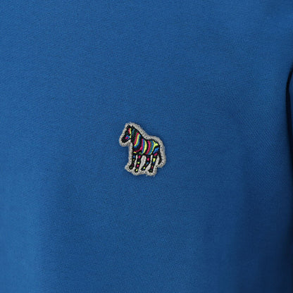 ポール スミス Paul Smith トップス スウェット・トレーナー レディース メンズ ユニセックス Zebra Logo Cotton Sweatshirt ブルー コットン 刺繍 ワンポイント ゼブラ シマウマ ブルー 裏起毛 M2R-027R-KZEBC2