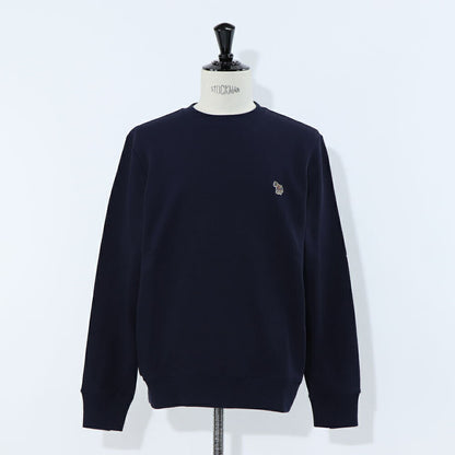 ポール スミス Paul Smith トップス スウェット・トレーナー レディース メンズ ユニセックス ネイビー ブラック コットン 刺繍 ワンポイント ゼブラ シマウマ パイル地 ネイビー ブラック  M2R-027R-KZEBRA