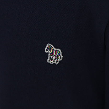 ポール スミス Paul Smith トップス スウェット・トレーナー レディース メンズ ユニセックス ネイビー ブラック コットン 刺繍 ワンポイント ゼブラ シマウマ パイル地 ネイビー ブラック  M2R-027R-KZEBRA