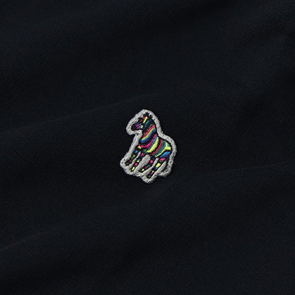 ポール スミス Paul Smith トップス スウェット・トレーナー レディース メンズ ユニセックス ネイビー ブラック コットン 刺繍 ワンポイント ゼブラ シマウマ パイル地 ネイビー ブラック  M2R-027R-KZEBRA