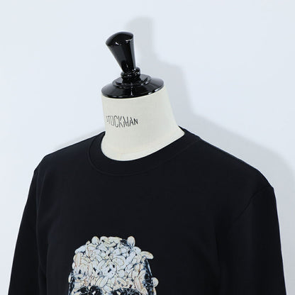 ポール スミス Paul Smith トップス スウェット・トレーナー レディース メンズ ユニセックス Bunnyskull Sweat Top ブラック コットン フロントプリント うさぎ スカル ドクロ クルーネック ブラック M2R-027R-LP4243