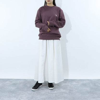 ポール スミス Paul Smith トップス スウェット・トレーナー レディース メンズ ユニセックス REG FIT SWEATSHIRT ZEBRA ブルー ボルドー コットン 刺繍 ワンポイント ゼブラ シマウマ クルーネック パイル地 M2R-027RZ-L21116