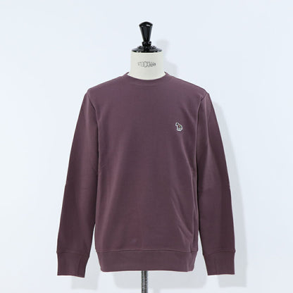 ポール スミス Paul Smith トップス スウェット・トレーナー レディース メンズ ユニセックス REG FIT SWEATSHIRT ZEBRA ブルー ボルドー コットン 刺繍 ワンポイント ゼブラ シマウマ クルーネック パイル地 M2R-027RZ-L21116