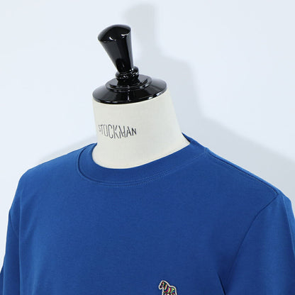 ポール スミス Paul Smith トップス スウェット・トレーナー レディース メンズ ユニセックス REG FIT SWEATSHIRT ZEBRA ブルー ボルドー コットン 刺繍 ワンポイント ゼブラ シマウマ クルーネック パイル地 M2R-027RZ-L21116