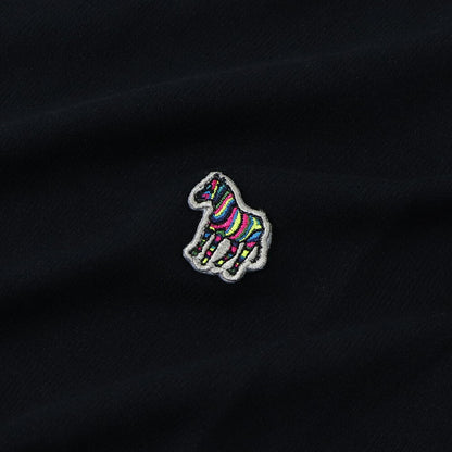 ポール スミス Paul Smith トップス ニット メンズ SWEATER CREW NECK ZEB BAD ブルー ボルドー ブラック コットン ナイロン ウール クルーネック  刺繍 ワンポイント シマウマ ゼブラ ブラック ボルドー ブルー M2R-228YZ-L21931