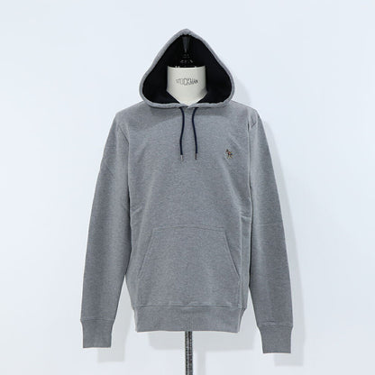 ポール スミス Paul Smith トップス パーカー レディース メンズ ユニセックス REG FIT HOODY ZEBRA ネイビー グレー ブラック コットン 刺繍 ワンポイント シマウマ ゼブラ フーディ ネイビー グレー ブラック M2R-284S-KZEBRA