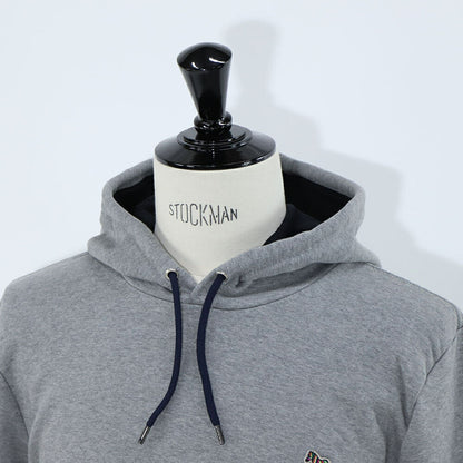 ポール スミス Paul Smith トップス パーカー レディース メンズ ユニセックス REG FIT HOODY ZEBRA ネイビー グレー ブラック コットン 刺繍 ワンポイント シマウマ ゼブラ フーディ ネイビー グレー ブラック M2R-284S-KZEBRA