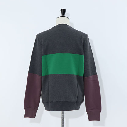 ポール スミス Paul Smith トップス スウェット・トレーナー メンズ REG FIT SWEATSHIRT ZEBRA ネイビー グレー ボルドー コットン 刺繍 ワンポイント シマウマ ゼブラ バイカラー クルーネック グレー ネイビー ボルドー M2R-420YZ-L21116