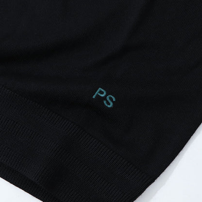 ポール スミス Paul Smith トップス ニット メンズ SWEATER ROLL NECK グリーン ブラック メリノウール 刺繍 ワンポイント ロゴ ハイネック タートルネック グリーン ブラック M2R-533X-L21861