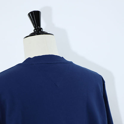 ポール スミス Paul Smith トップス スウェット・トレーナー レディース メンズ ユニセックス REG FIT SWEATSHIRT BROAD STRIPE ZEB ブルー コットン フロントプリント シマウマ ゼブラ イラスト ストライプ クルーネック ブルー ダークネイビー M2R-954X-KP3713
