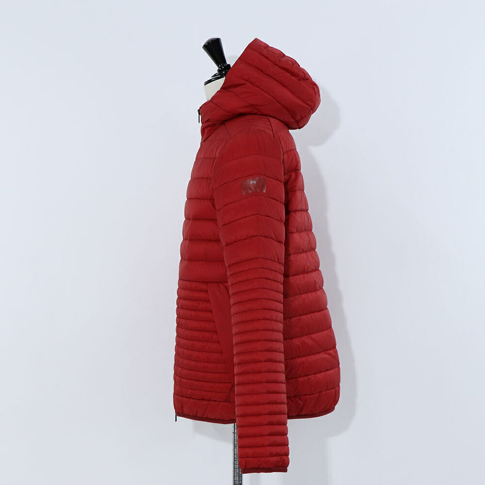 ポール スミス Paul Smith アウター ダウンウェア メンズ FIBRE DOWN PADDED COAT レッド キルティング 無地 シンプル コンパクト ブラック レッド ハーフ・ショート丈 M2R-442Y-L21876