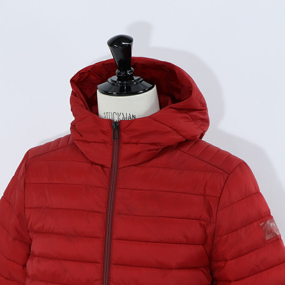 ポール スミス Paul Smith アウター ダウンウェア メンズ FIBRE DOWN PADDED COAT レッド キルティング 無地 シンプル コンパクト ブラック レッド ハーフ・ショート丈 M2R-442Y-L21876