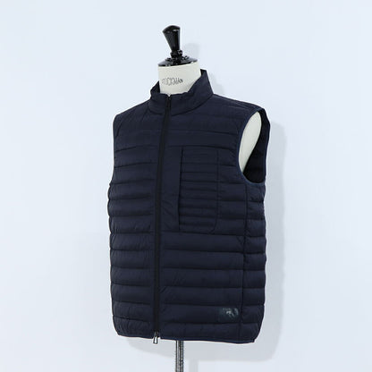 ポール スミス Paul Smith アウター ダウンウェア メンズ FIBRE DOWN PADDED GILET レッド ブラック キルティング 無地 シンプル コンパクト ブラック レッド ダウンベスト M2R-441Y-L21876