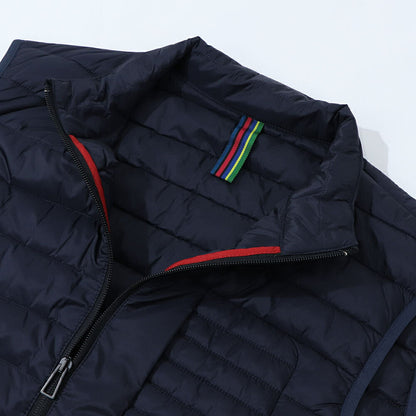 ポール スミス Paul Smith アウター ダウンウェア メンズ FIBRE DOWN PADDED GILET レッド ブラック キルティング 無地 シンプル コンパクト ブラック レッド ダウンベスト M2R-441Y-L21876
